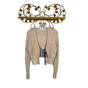 Natural Life Fuzzy Cardigan pale pink XS/S